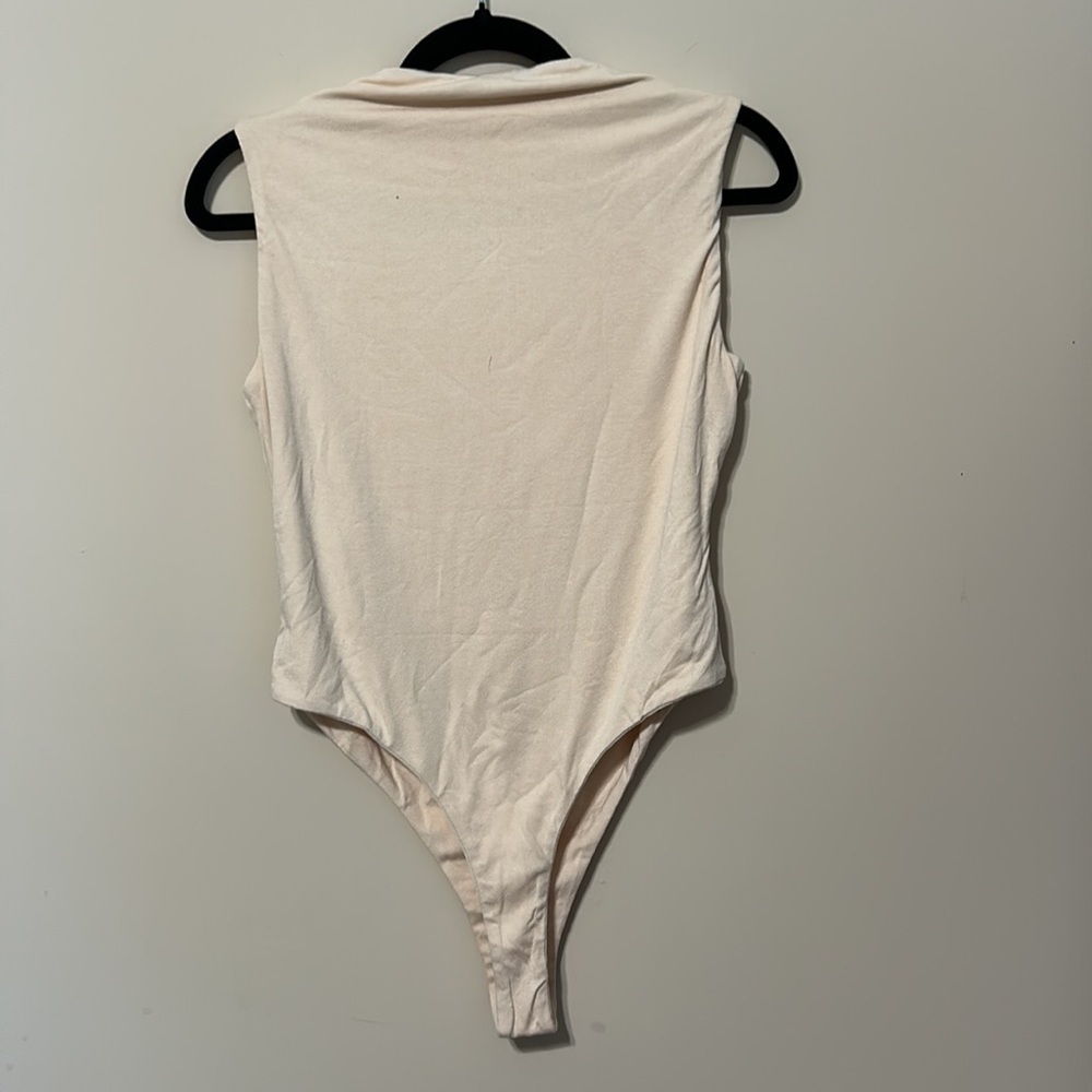 NEW [naked wardrobe] the nw sleeveless bodysuit in coco - Picture 7 of 8